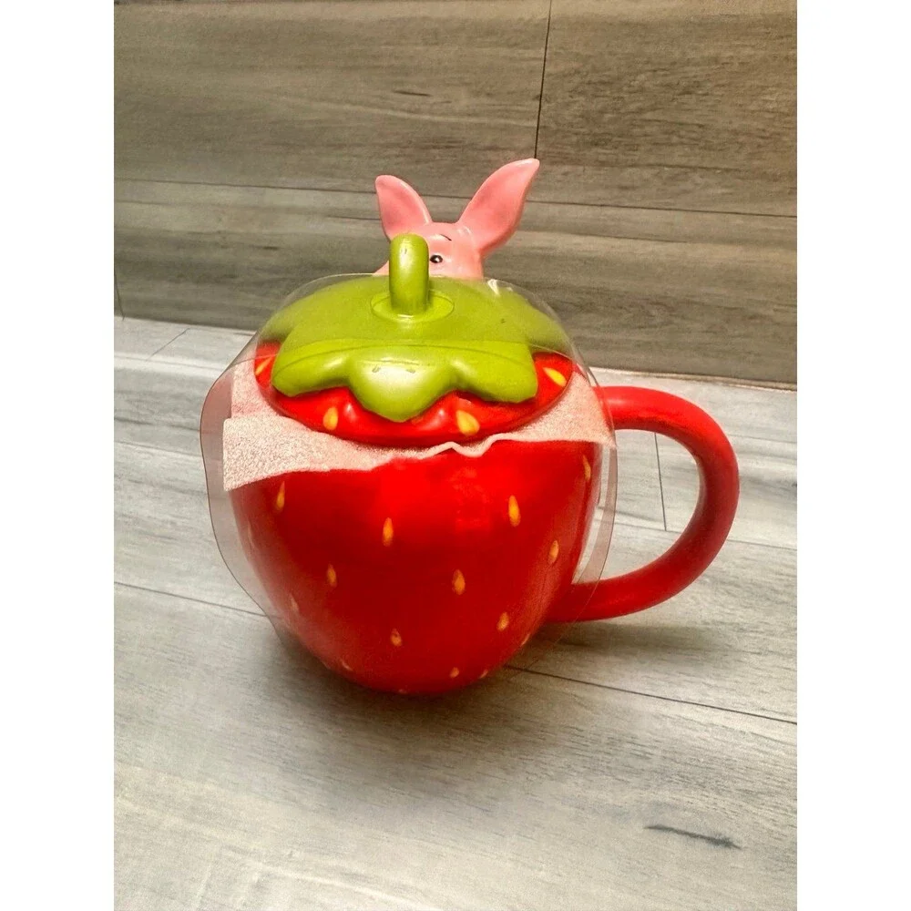 Winnie the Pooh Strawberry Jar  Piglet Figurine